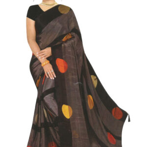 Jack Williams Printed Fancy Saree with Blouse