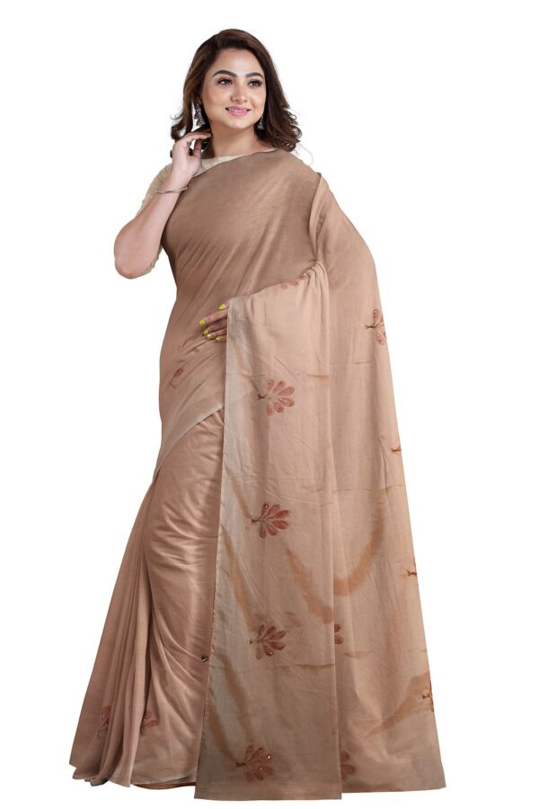 Jack Williams Embroidery Print Saree with Blouse