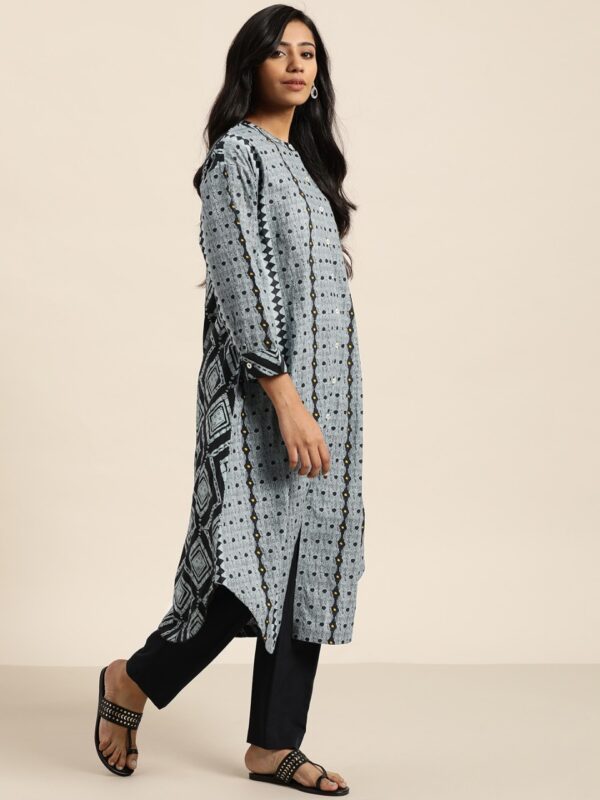 Sangria Women Printed A-Line Kurta