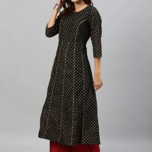 Anouk Women Printed A-Line Kurta