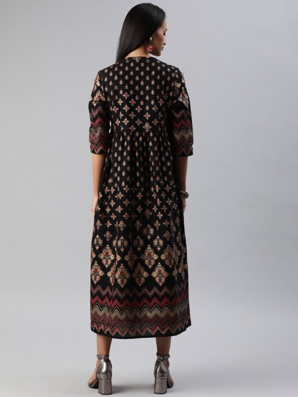 Anouk Women Woven Design A-Line Kurta