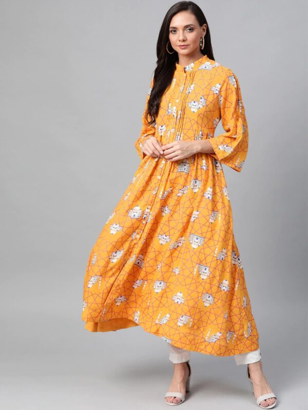 Sangria Women Printed A-Line Kurta