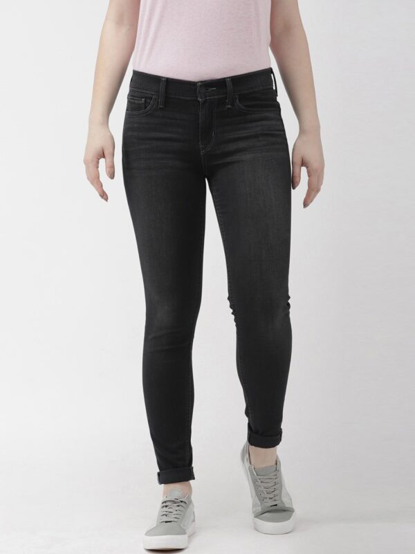 Levi"s Dark Grey Cotton Jeans