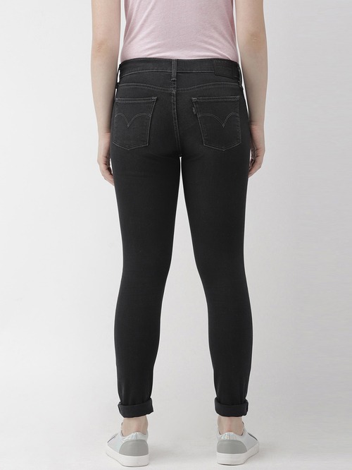 Levi"s Dark Grey Cotton Jeans