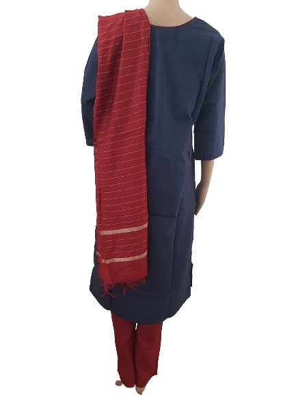 Catchy Women Kurta set with Palazzo and Dupatta