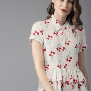 HERE&NOW Women Printed A-Line Top