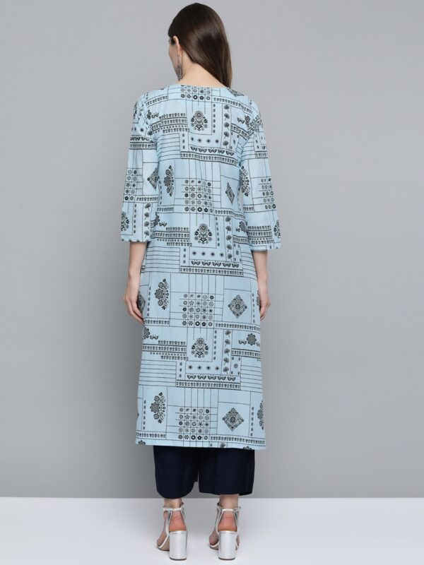 Here&now Women Ethnic Motifs Printed Kurta