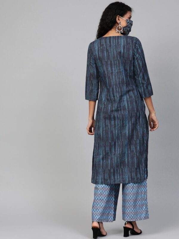 HERE&NOW Women Printed Kurta with Palazzos