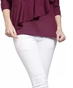 PLUSS Casual Regular Sleeves Embellished Women Top