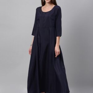 Anouk Women Solid Maxi Dress