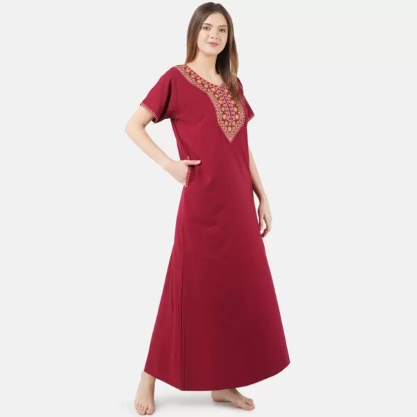 KOI Women Red Nighty