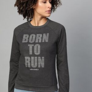 HRX by Hrithik Roshan Women Solid Rapid-Dry Running Sweatshirt