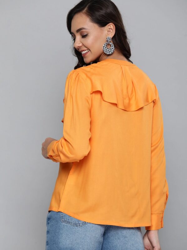 HERE&NOW Women Solid Shirt Style Top