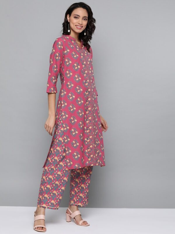 HERE&NOW Women Floral Printed Kurta with Palazzos