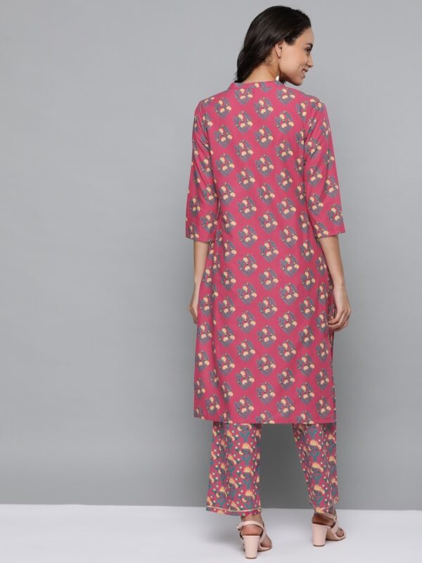 HERE&NOW Women Floral Printed Kurta with Palazzos