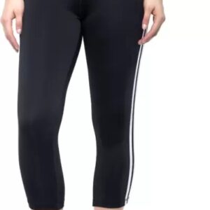 ADIDAS  Striped Women Black Tights