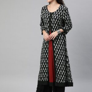 Anouk Women Printed A-Line Kurta