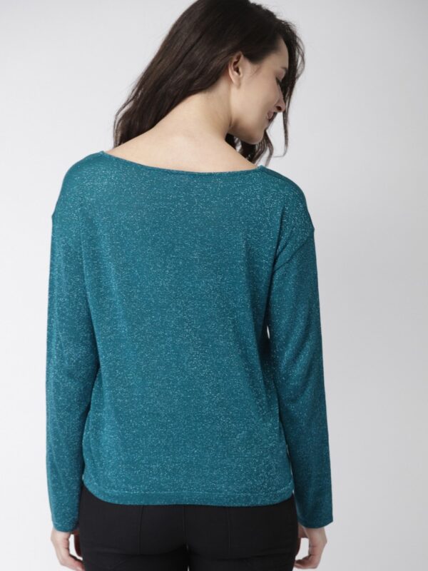 Mast & Harbour Women Sheen Pullover Sweater