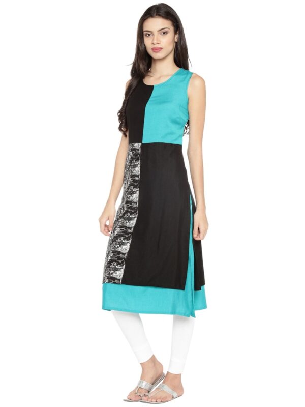 RANGMANCH BY PANTALOONS Women Straight Layered Kurta