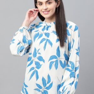 Marks & Spencer Women Leaves Printed Top