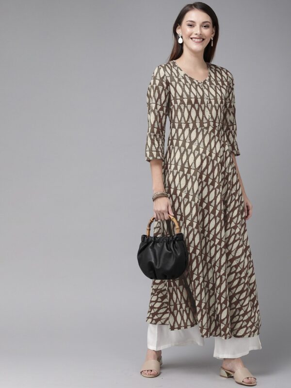 Anouk Women Printed A-Line Kurta