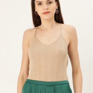 MANGO Women  Self-Striped Top