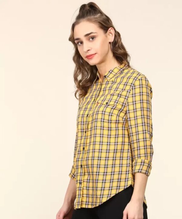 LEVI"S  Women Regular Fit Checkered Casual Shirt