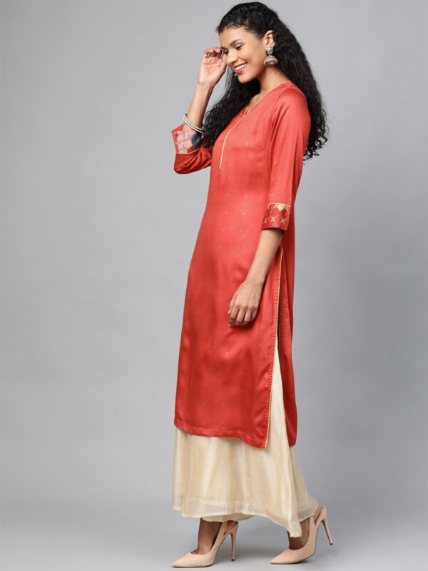 HERE&NOW Women Printed Straight Kurta