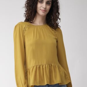 Marks & Spencer Women Solid A-Line Top