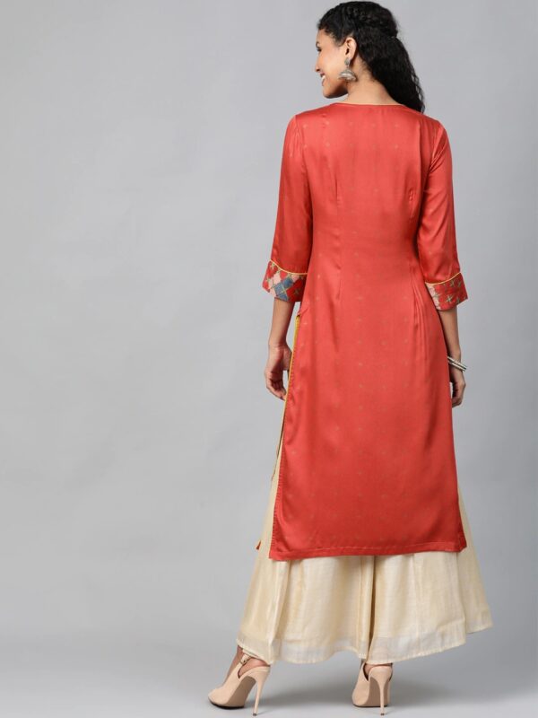 HERE&NOW Women Printed Straight Kurta