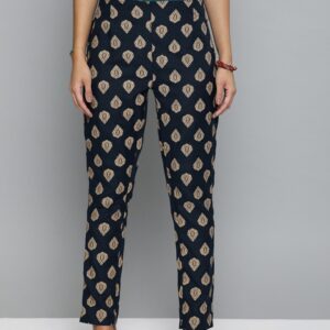 HERE&NOW Women Regular Fit Printed Trousers