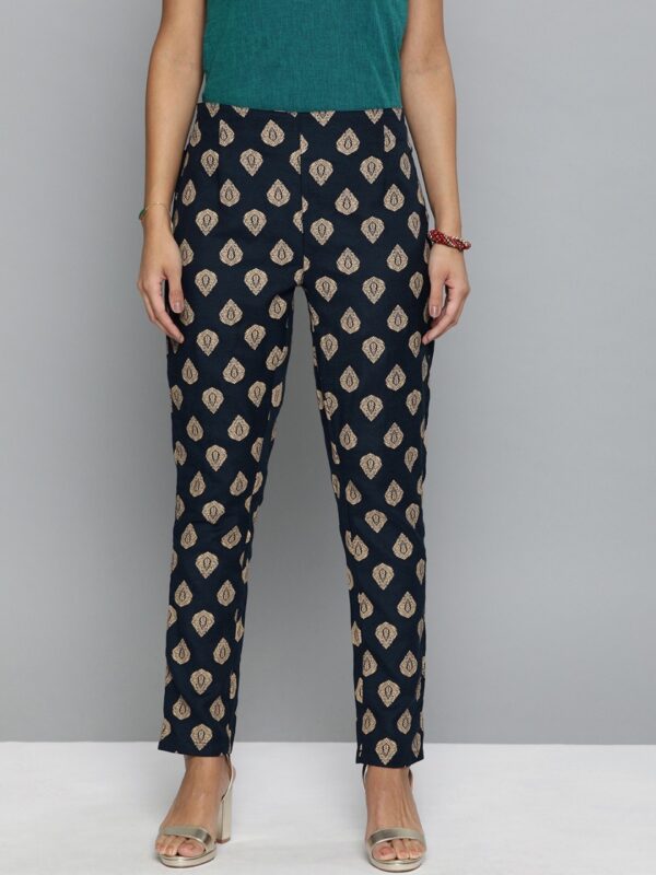 HERE&NOW Women Regular Fit Printed Trousers