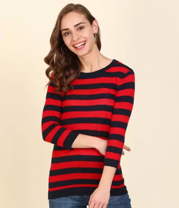 LEVI"S Casual Regular Sleeves Striped Women Top