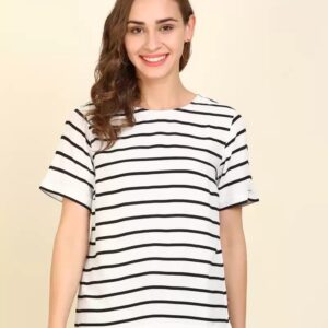 LEVI"S  Casual Regular Sleeves Striped Women