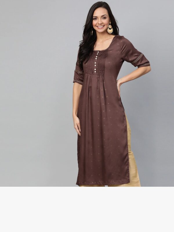 HERE&NOW Women Printed Straight Kurta