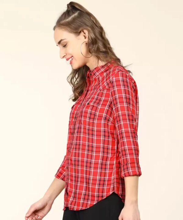 LEVI"S  Women Regular Fit Checkered Casual Shirt