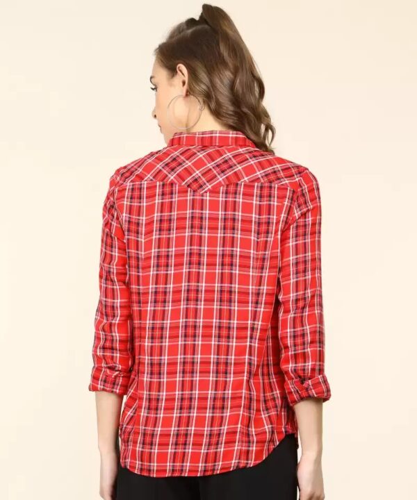 LEVI"S  Women Regular Fit Checkered Casual Shirt