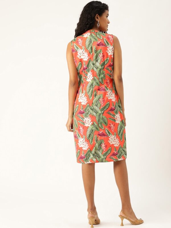 Moda Rapido Women Floral Print Sheath Dress