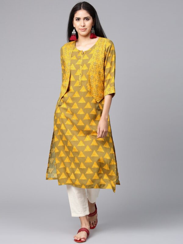 Shree Women Printed Straight Kurta