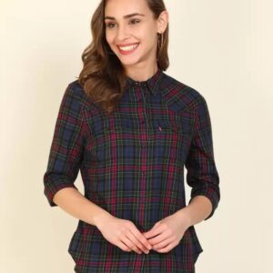 LEVI"S  Women Slim Fit Checkered Casual Shirt