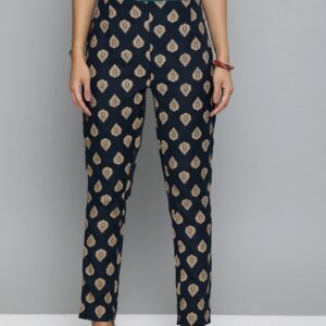 HERE&NOW Women Regular Fit Printed Trousers