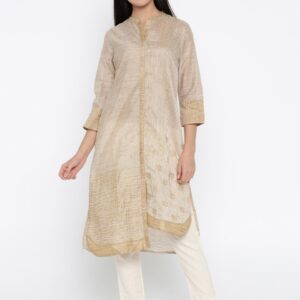 RANGMANCH BY PANTALOONS Women Woven Design Straight Kurta