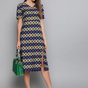 HERE&NOW Women Printed A-Line Dress