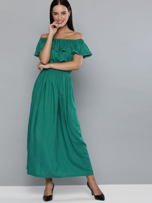 HERE&NOW Women Solid Maxi Dress