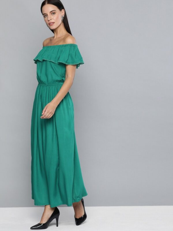 HERE&NOW Women Solid Maxi Dress