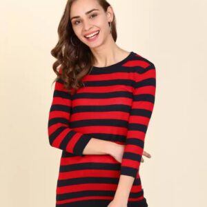 LEVI"S Casual Regular Sleeves Striped Women Top