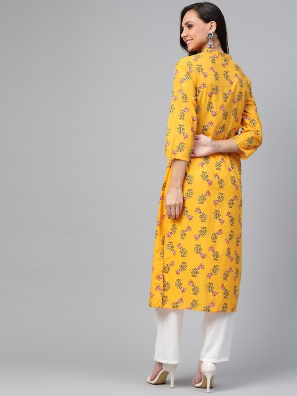 HERE&NOW Women Printed Straight Kurta