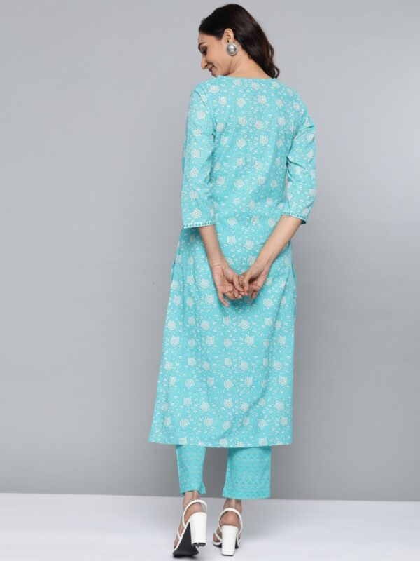 HERE&NOW Women Printed Kurta with Palazzos