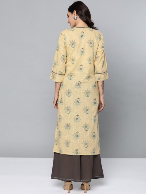 HERE&NOW Women Printed Kurta with Palazzos