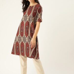 Sangria Women Ethnic Printed A-Line Kurta